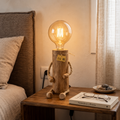 Lámpara Monito Artesanal (Pareja)